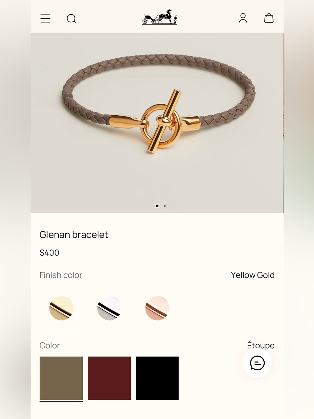 Hermes Glenan Bracelet